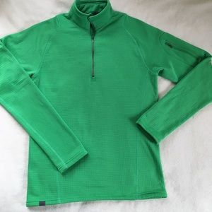 Men’s EMS Polartec 3/4 Zip Pullover Lime Green SM